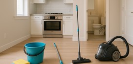 I'll clean the weird stuff before you move in