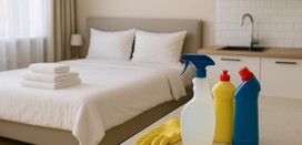 I do real Airbnb cleaning before check-in