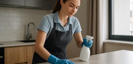 I clean the spots most skip